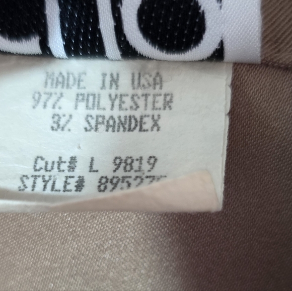 Clio Womens Tan Faux Seude Coat Jacket Sz Medium - Picture 5 of 7